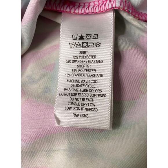 Tommy Bahama Golf/Tennis Tropical Floral Multicolor Skort Mini Skirt Size XL - Picture 5 of 6